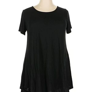 ****LARACE Black Short Sleeve Women's Tunic Dress 5X - NWT